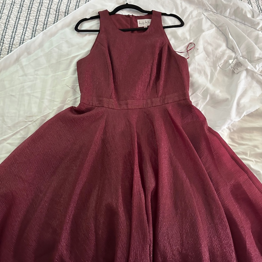 Nicole Miller semi formal halter dress